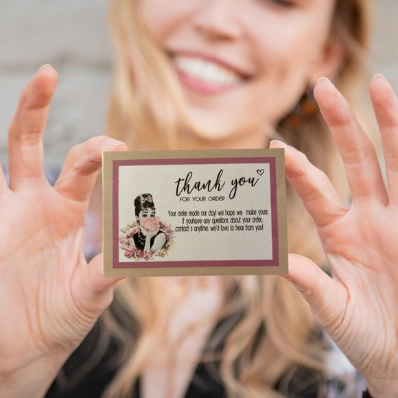 Set of 100 Thank You Cards - Picture 5 of 11